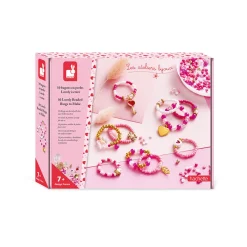 Janod 10 Bagues En Perles Lovely A Créer* Collection "Les Ateliers Bijoux" & Les Perles