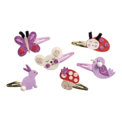 Janod 6 Barrettes Flower Garden à Créer* Collection 