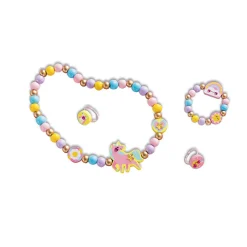 Janod 4 Bijoux En Bois A Créer - Rainbow Land* Collection