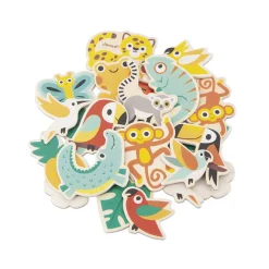 Janod 24 Magnets Tropicaux Tropik* Tableaux, Ardoises & Magnets