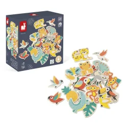 Janod 24 Magnets Tropicaux Tropik* Tableaux, Ardoises & Magnets