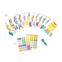 Janod 12 Poissons En Papier A Créer* Créations 3D|Collection