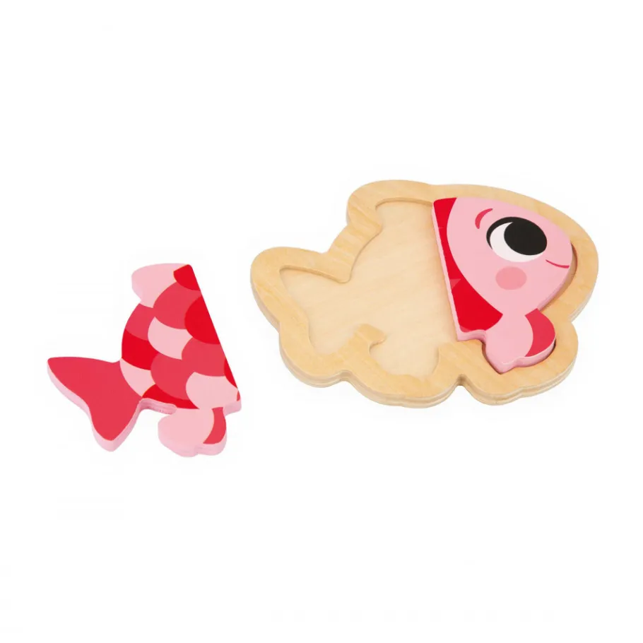 Janod 4 puzzles Evolutifs Animaux de Compagnie* Puzzles En Bois Premier Âge|Puzzles En Bois Premier Âge