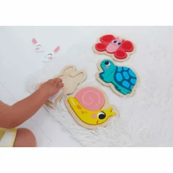 Janod 4 Puzzles Evolutifs Jardin* Puzzles En Bois Premier Âge|Puzzles En Bois Premier Âge