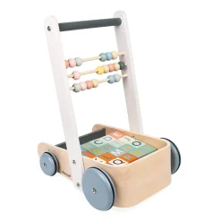 Janod ABC Buggy Sweet Cocoon (bois)* Cubes & Pyramides|Jouets À Bascule, Porteurs & Chariots