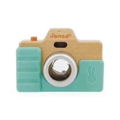 Janod Appareil Photo Sonore et Lumineux Bleu* Imitation Métiers|Jouets Musicaux