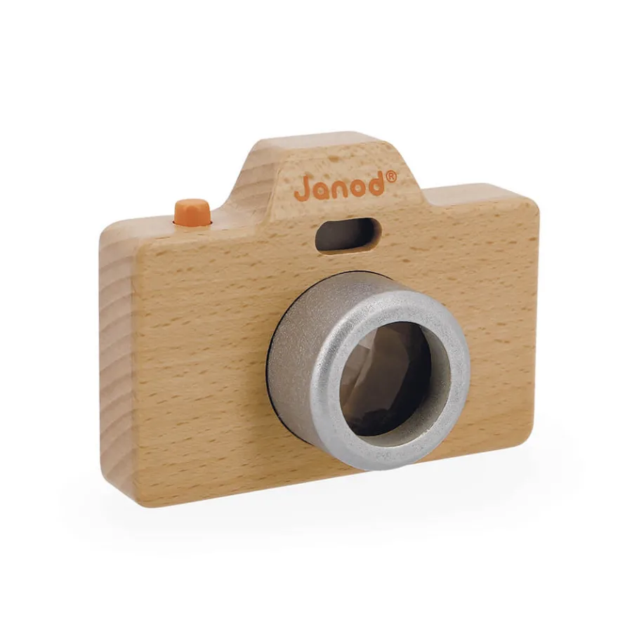 Janod Appareil Photo Sonore et Lumineux Bleu* Imitation Métiers|Jouets Musicaux