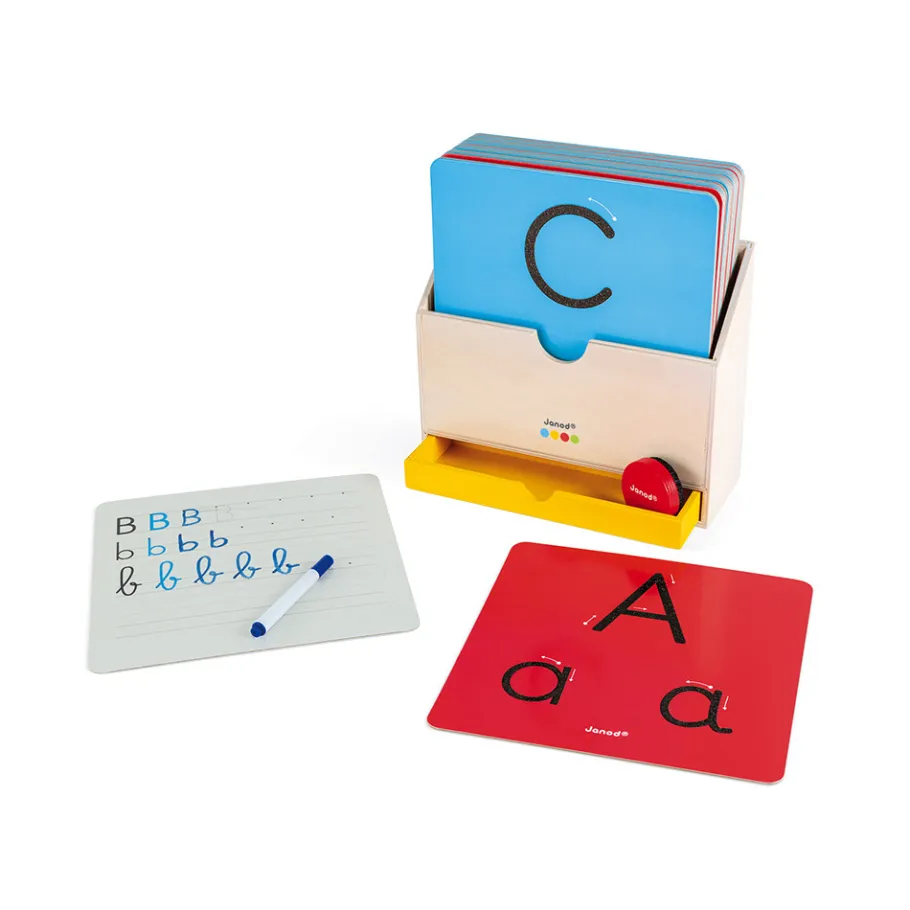 Janod Apprendre à Ecrire - Essentiel (bois)* Jeux Éducatifs Primaire|Jeux Éducatifs Chiffres & Lettres