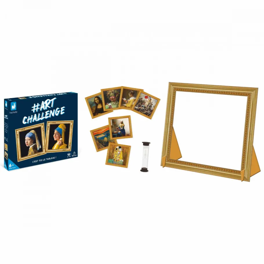 Janod Art Challenge - C'est toi le Tableau !* Jeux De Rapidité & De Stratégie