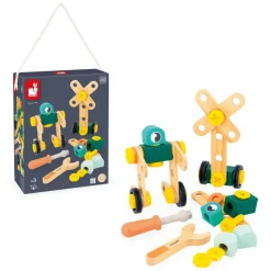 Janod Baril Brico'Kids 50 pièces (bois)* Établis, Outils & Bricolage