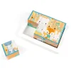 Janod Barquette 6 Cubes Pure (bois)* Cubes & Pyramides