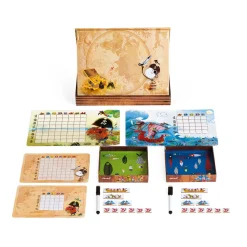 Janod Bataille Navale Pirates* Jeux Éducatifs Primaire|Jeux Éducatifs Magnétiques