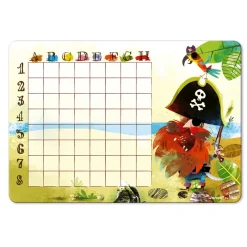 Janod Bataille Navale Pirates* Jeux Éducatifs Primaire|Jeux Éducatifs Magnétiques