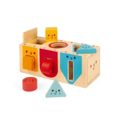 Janod Boite à Formes Géométriques (bois)* Jeux Éducatifs Maternelle|Formes & Couleurs