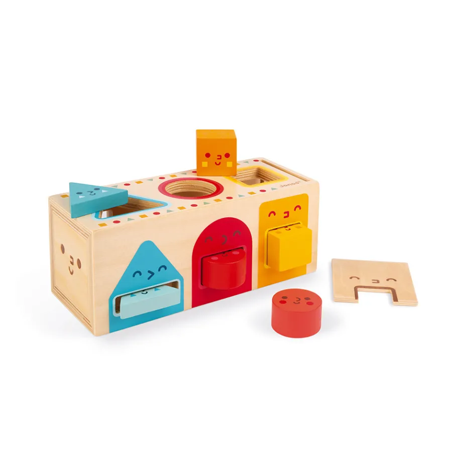 Janod Boite à Formes Géométriques (bois)* Jeux Éducatifs Maternelle|Formes & Couleurs