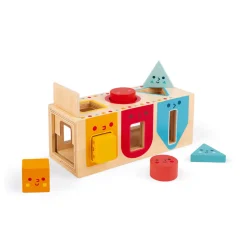 Janod Boite à Formes Géométriques (bois)* Jeux Éducatifs Maternelle|Formes & Couleurs