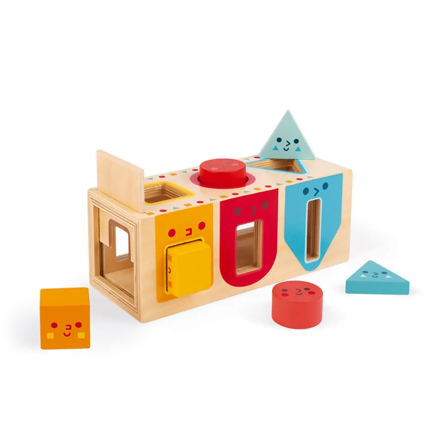 Janod Boite à Formes Géométriques (bois)* Jeux Éducatifs Maternelle|Formes & Couleurs