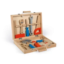 Janod Boite à outils Brico'Kids (bois)* Établis, Outils & Bricolage