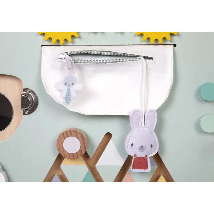 Janod Busy-board Ourson en bois Pure* Bouliers, Loopings & Panneaux D'Activités|Manipulation & Encastrement
