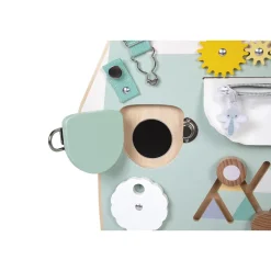 Janod Busy-board Ourson en bois Pure* Bouliers, Loopings & Panneaux D'Activités|Manipulation & Encastrement