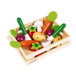 Janod Cagette de 12 légumes (bois)* Cuisines, Dinettes & Marchandes