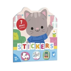 Janod Cahier de Stickers et Décors La Maison* Mosaïques & Gommettes