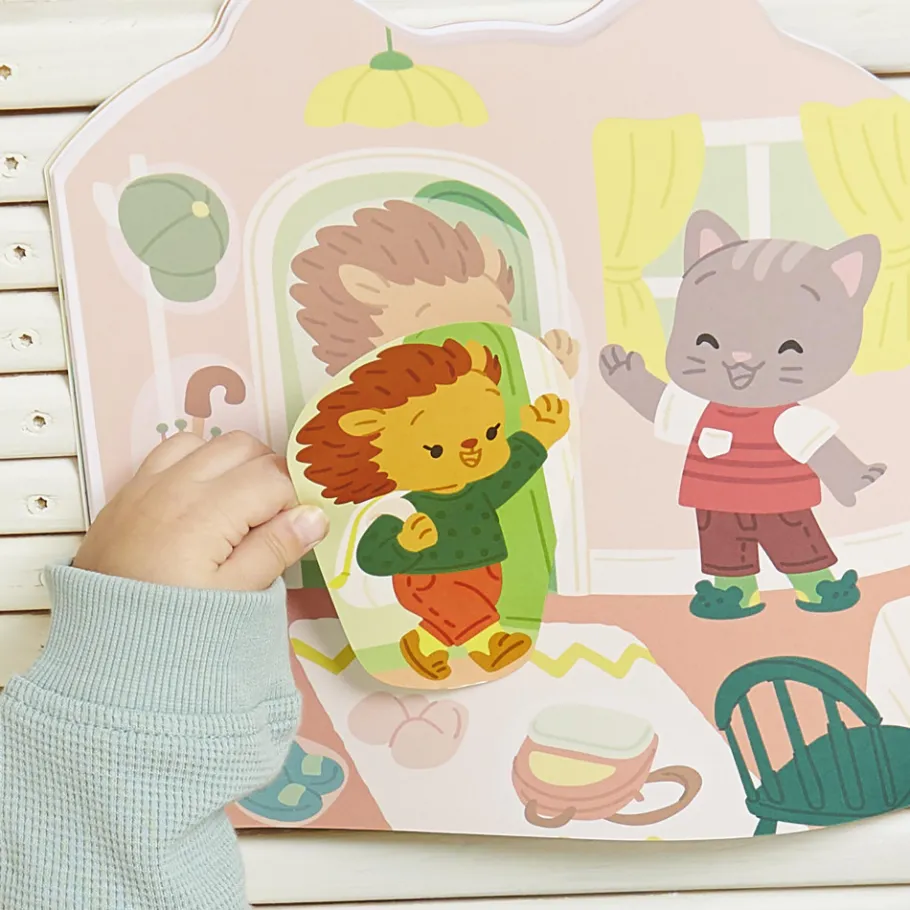 Janod Cahier de Stickers et Décors La Maison* Mosaïques & Gommettes