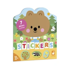 Janod Cahier de Stickers et Décors La Forêt* Mosaïques & Gommettes
