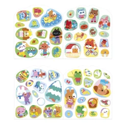 Janod Cahier de Stickers et Décors La Campagne* Mosaïques & Gommettes