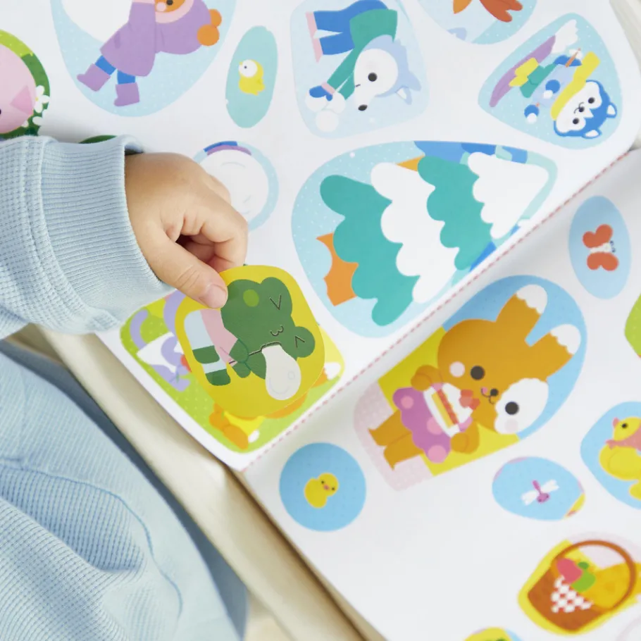 Janod Cahier de Stickers et Décors La Campagne* Mosaïques & Gommettes