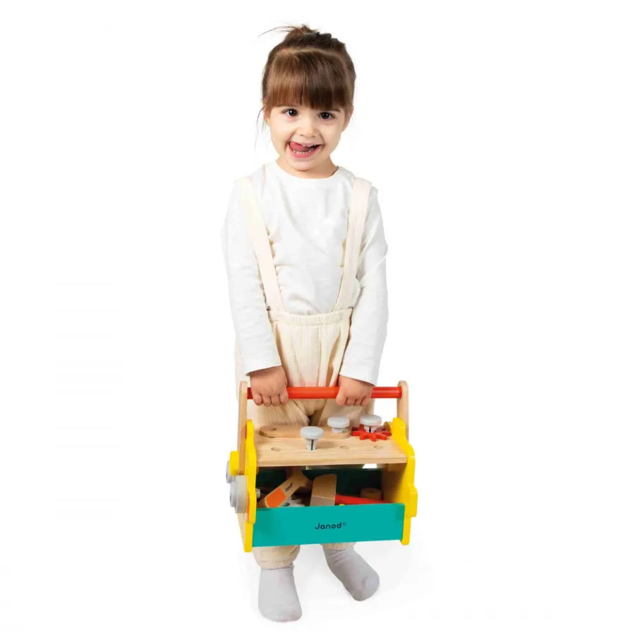 Janod Caisse à Outils Robot Brico'Kids* Établis, Outils & Bricolage