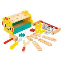 Janod Caisse à Outils Robot Brico'Kids* Établis, Outils & Bricolage