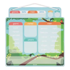 Janod Calendrier Magnétique - Italien* Jeux Éducatifs Primaire|Jeux Éducatifs Maternelle