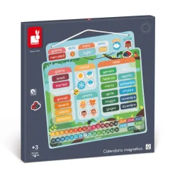 Janod Calendrier Magnétique - Italien* Jeux Éducatifs Primaire|Jeux Éducatifs Maternelle