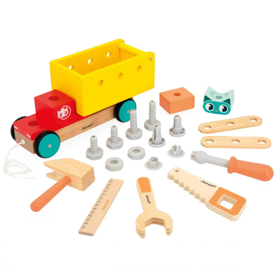 Janod Camion à Tirer Brico'Kids* Jouets À Promener & À Pousser