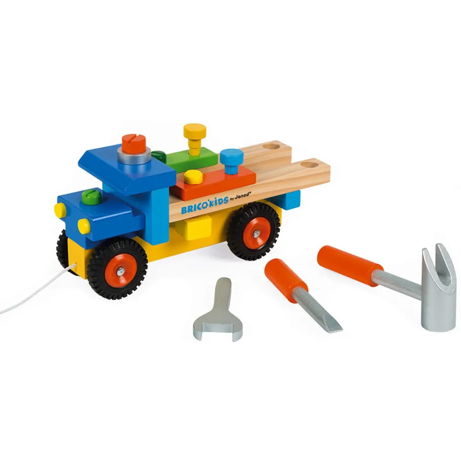 Janod Camion de bricolage (bois)* Véhicules, Garages & Voitures|Établis, Outils & Bricolage