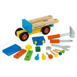 Janod Camion de bricolage (bois)* Véhicules, Garages & Voitures|Établis, Outils & Bricolage