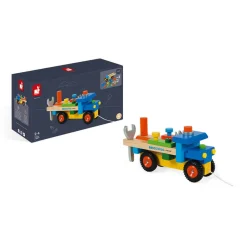 Janod Camion de bricolage (bois)* Véhicules, Garages & Voitures|Établis, Outils & Bricolage