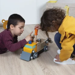 Janod Camion de chantier Brico'kids* Véhicules, Garages & Voitures|Établis, Outils & Bricolage