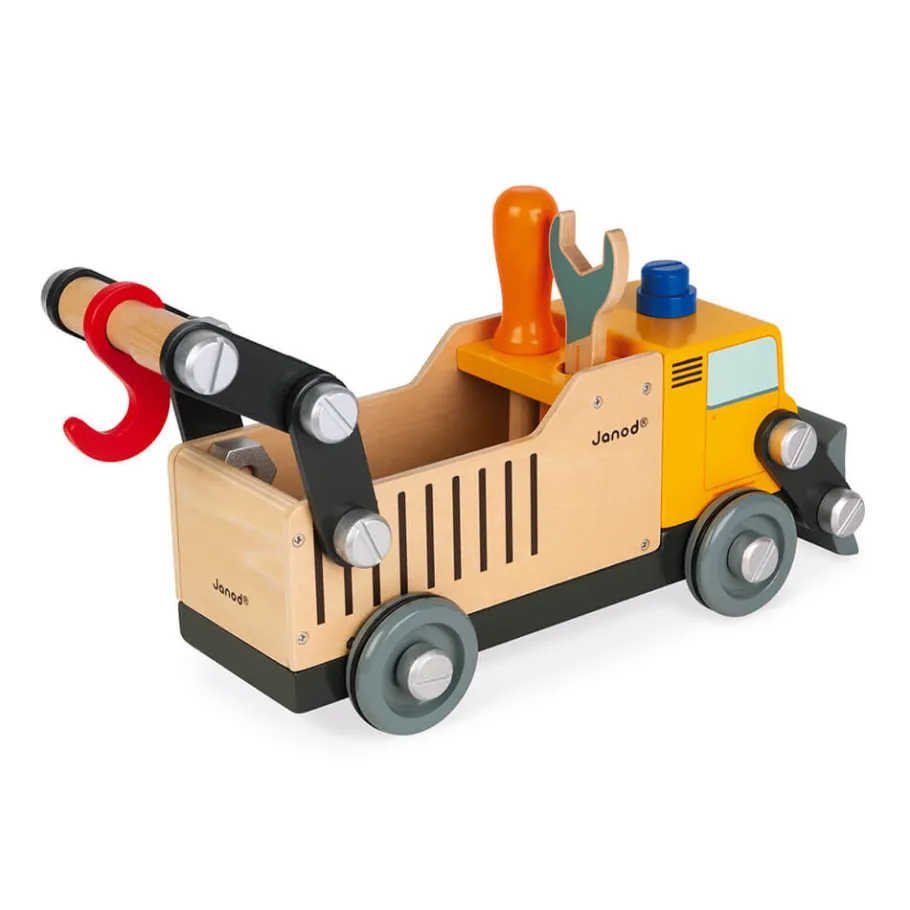 Janod Camion de chantier Brico'kids* Véhicules, Garages & Voitures|Établis, Outils & Bricolage