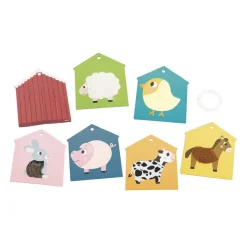 Janod Cartes Tactiles Ferme* Tracteurs & Animaux De La Ferme|Formes & Couleurs