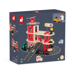 Janod Caserne de Pompiers Bolid* Véhicules, Garages & Voitures|Caserne & Véhicules De Pompiers