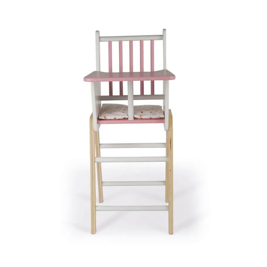 Janod Chaise Haute Candy Chic (bois)* Accessoires Poupons, Poupées & Ménage