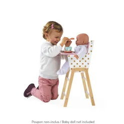Janod Chaise Haute Candy Chic (bois)* Accessoires Poupons, Poupées & Ménage