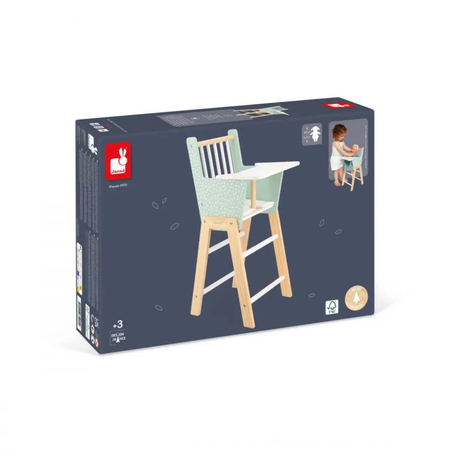 Janod Chaise Haute Zen* Accessoires Poupons, Poupées & Ménage