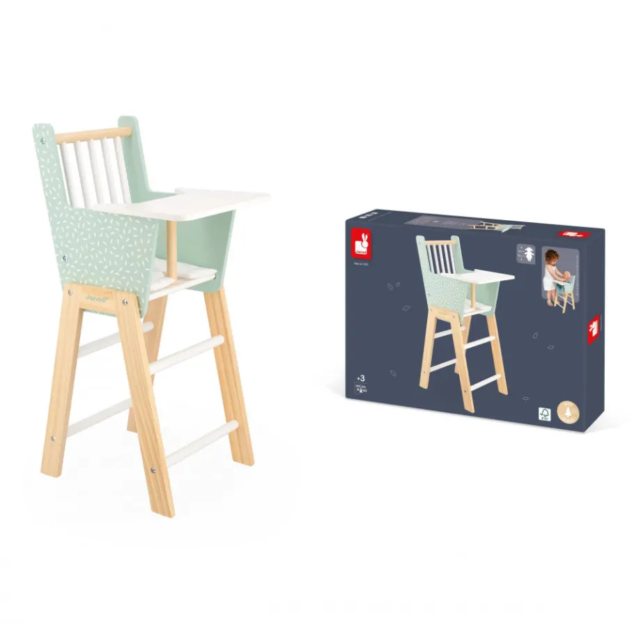 Janod Chaise Haute Zen* Accessoires Poupons, Poupées & Ménage