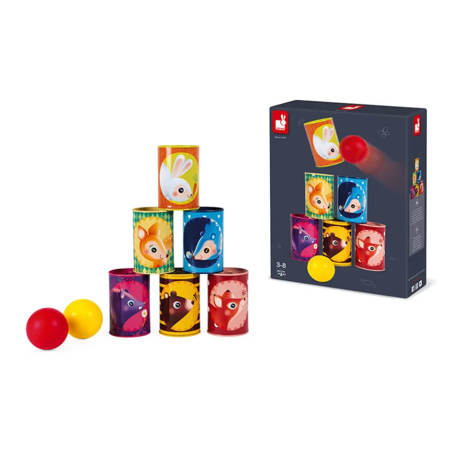 Janod Chamboule-tout forêt* Sports & Activités D'Extérieur|Jeux De Lancer