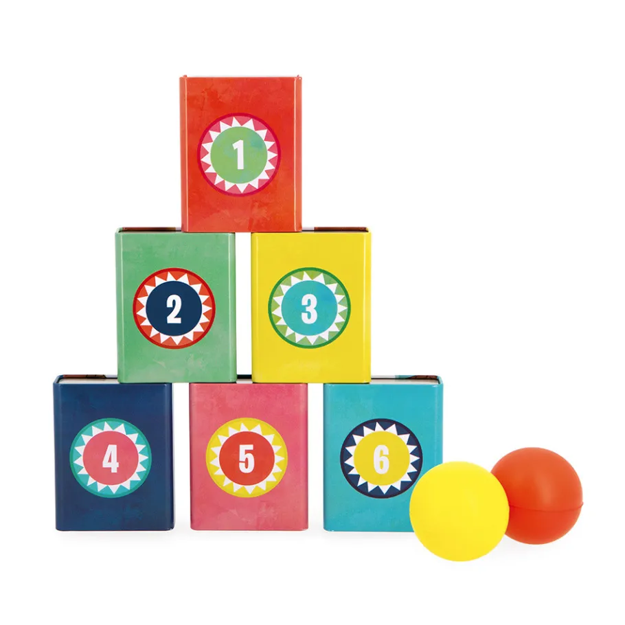Janod Chamboule-tout Monsieur Ours* Sports & Activités D'Extérieur|Jeux De Lancer