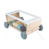Janod Chariot de Cubes Sweet Cocoon (bois)* Formes & Couleurs|Cubes & Pyramides