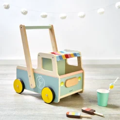 Janod Chariot de Marche Marchand de Glaces* Jouets À Bascule, Porteurs & Chariots